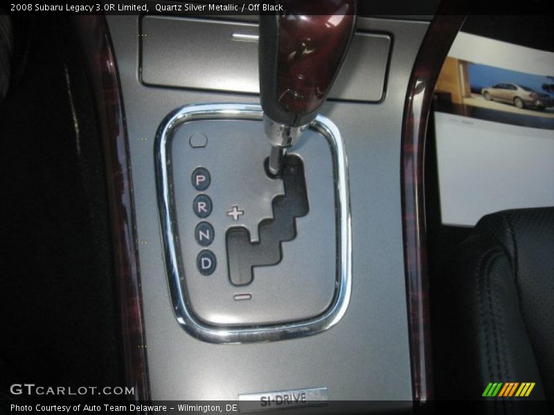 2008 Legacy 3.0R Limited 5 Speed Sportshift Automatic Shifter