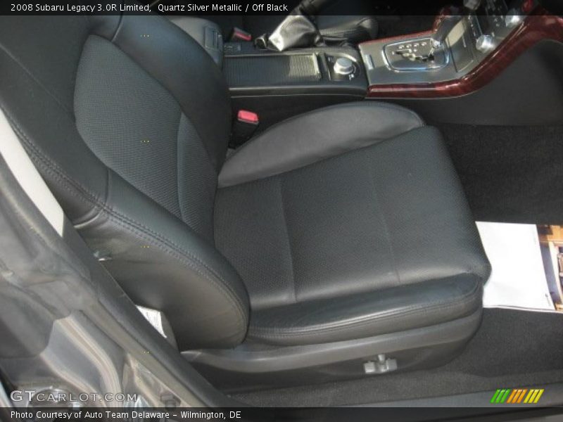 Quartz Silver Metallic / Off Black 2008 Subaru Legacy 3.0R Limited