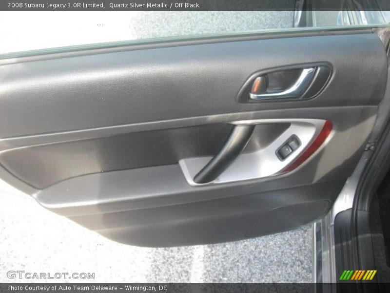 Quartz Silver Metallic / Off Black 2008 Subaru Legacy 3.0R Limited