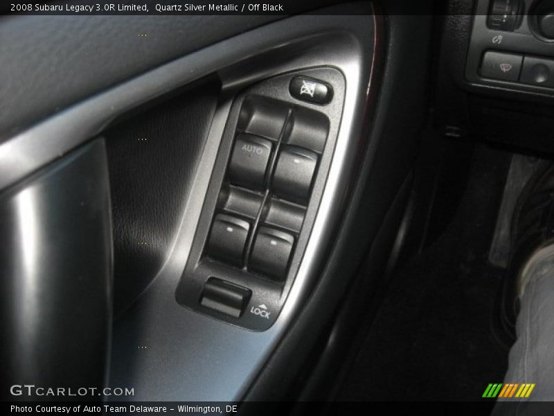 Quartz Silver Metallic / Off Black 2008 Subaru Legacy 3.0R Limited