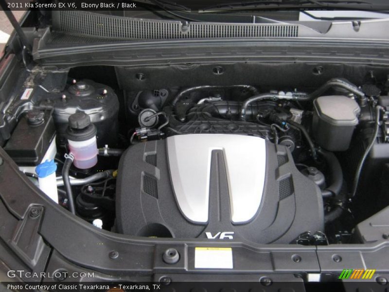  2011 Sorento EX V6 Engine - 3.5 Liter DOHC 24-Valve Dual CVVT V6