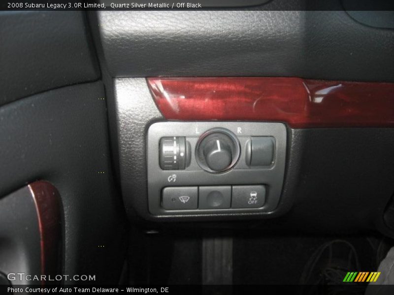 Quartz Silver Metallic / Off Black 2008 Subaru Legacy 3.0R Limited