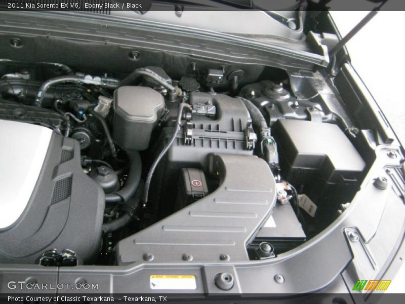 Ebony Black / Black 2011 Kia Sorento EX V6