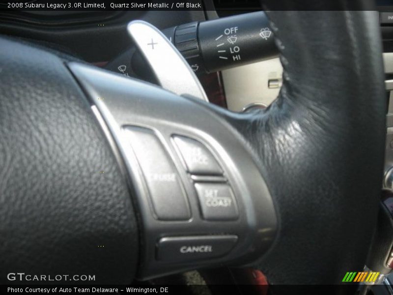 Quartz Silver Metallic / Off Black 2008 Subaru Legacy 3.0R Limited