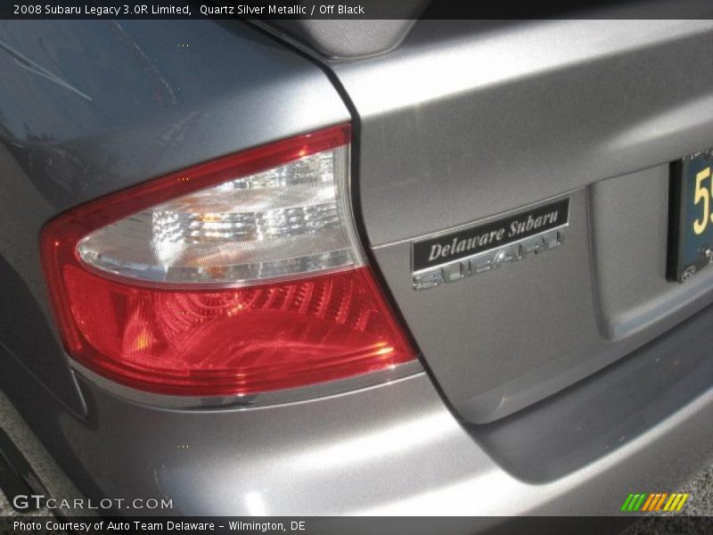 Quartz Silver Metallic / Off Black 2008 Subaru Legacy 3.0R Limited