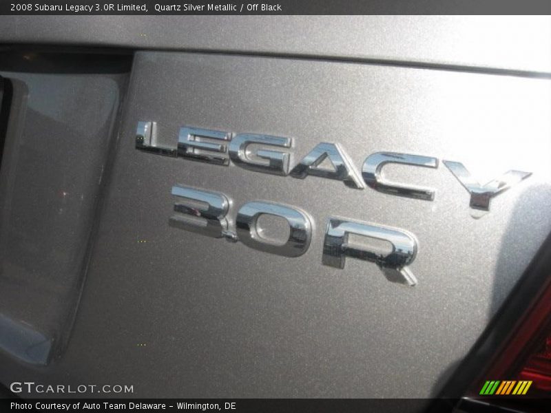 Quartz Silver Metallic / Off Black 2008 Subaru Legacy 3.0R Limited