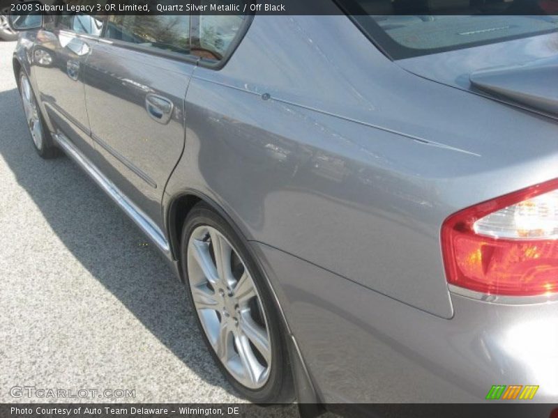 Quartz Silver Metallic / Off Black 2008 Subaru Legacy 3.0R Limited
