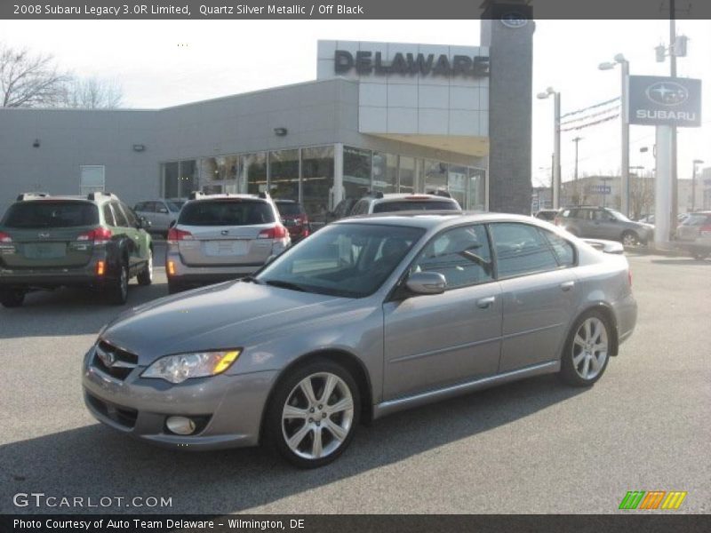 Quartz Silver Metallic / Off Black 2008 Subaru Legacy 3.0R Limited