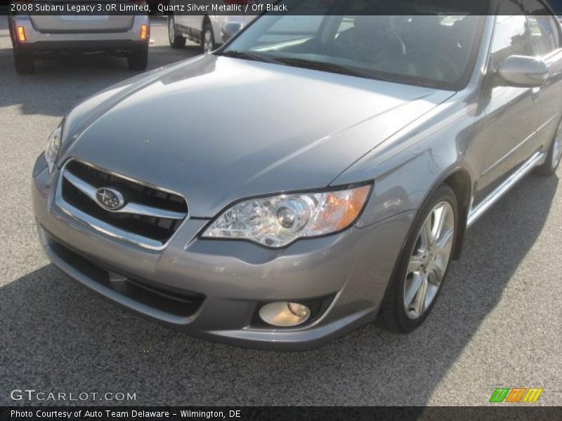 Quartz Silver Metallic / Off Black 2008 Subaru Legacy 3.0R Limited