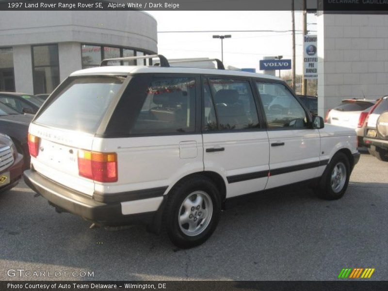 Alpine White / Dark Beige 1997 Land Rover Range Rover SE