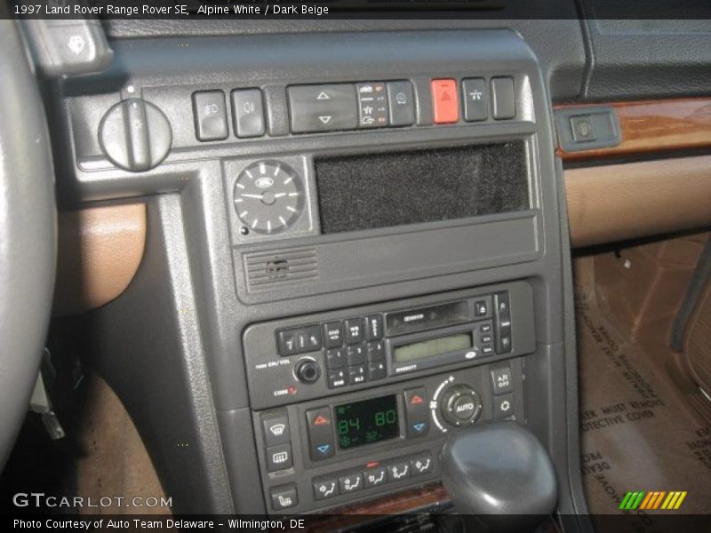 Controls of 1997 Range Rover SE