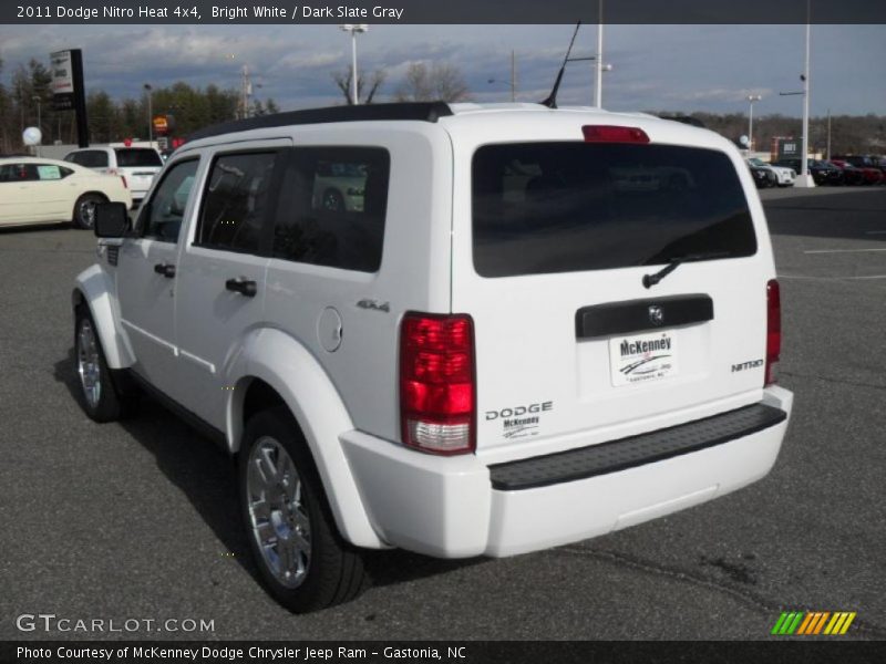 Bright White / Dark Slate Gray 2011 Dodge Nitro Heat 4x4