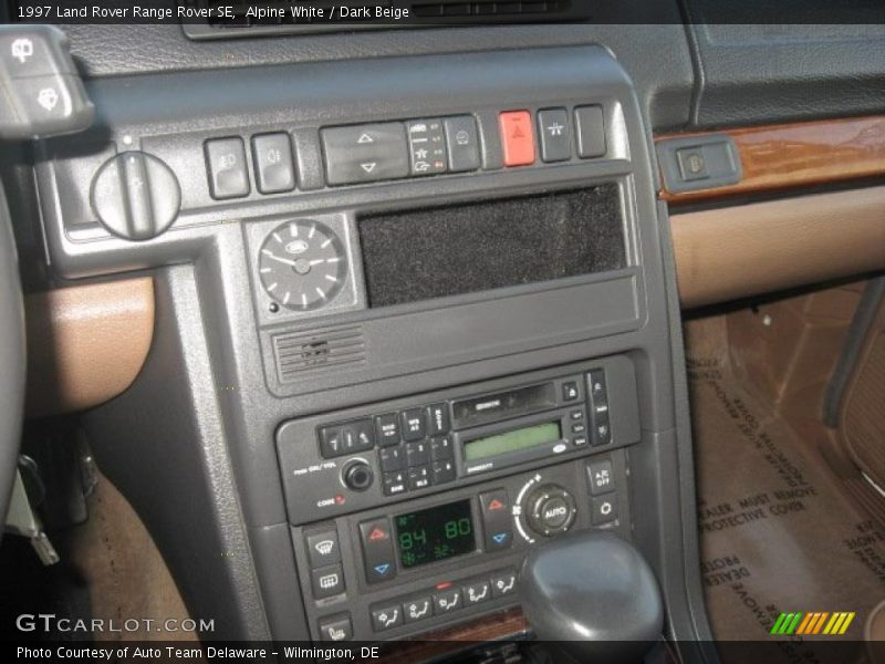 Controls of 1997 Range Rover SE