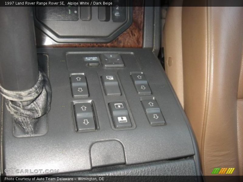 Controls of 1997 Range Rover SE
