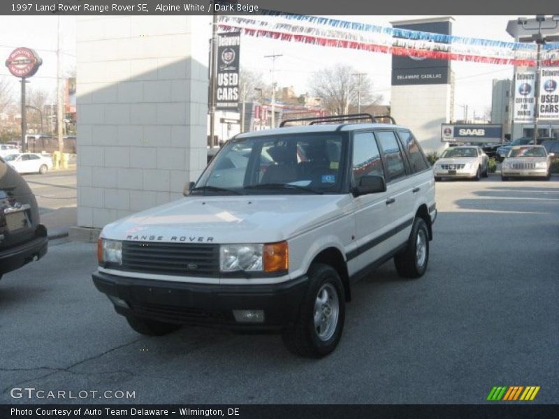 Alpine White / Dark Beige 1997 Land Rover Range Rover SE