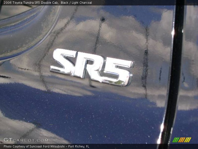 Black / Light Charcoal 2006 Toyota Tundra SR5 Double Cab