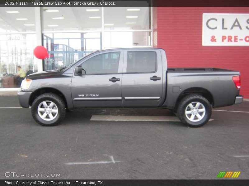 Smoke Gray / Charcoal 2009 Nissan Titan SE Crew Cab 4x4