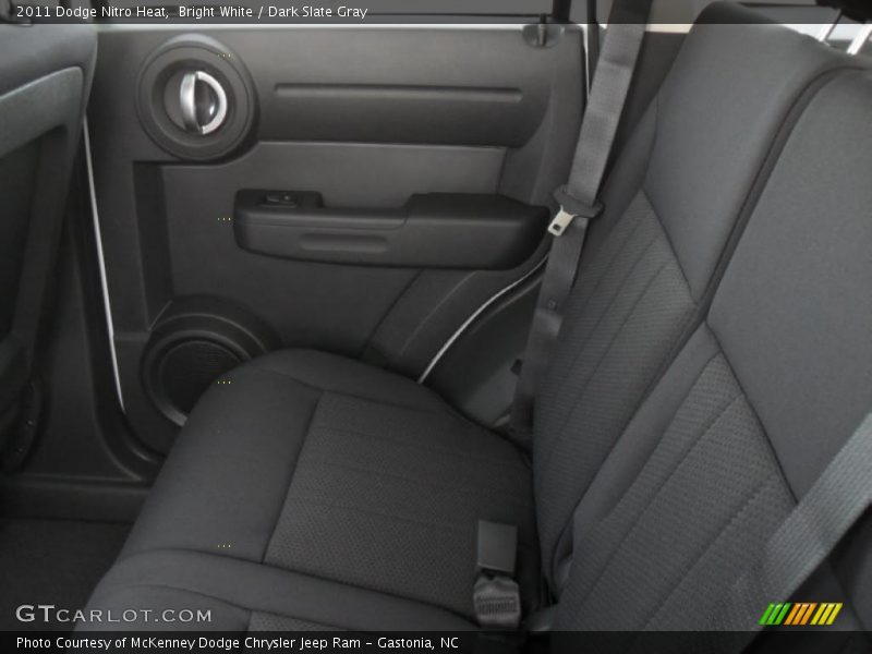 Bright White / Dark Slate Gray 2011 Dodge Nitro Heat