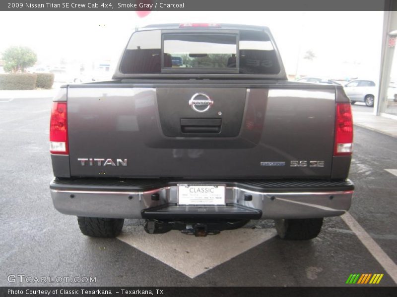 Smoke Gray / Charcoal 2009 Nissan Titan SE Crew Cab 4x4