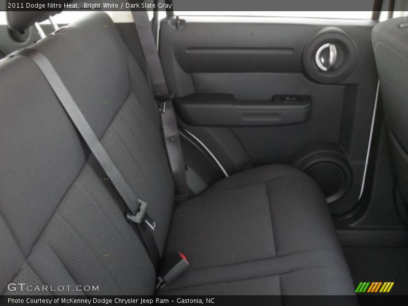 Bright White / Dark Slate Gray 2011 Dodge Nitro Heat