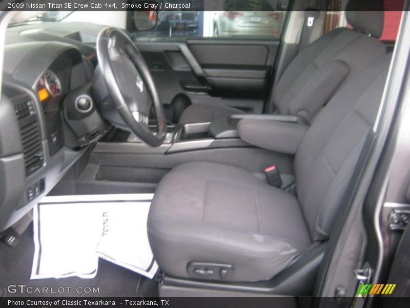 Smoke Gray / Charcoal 2009 Nissan Titan SE Crew Cab 4x4