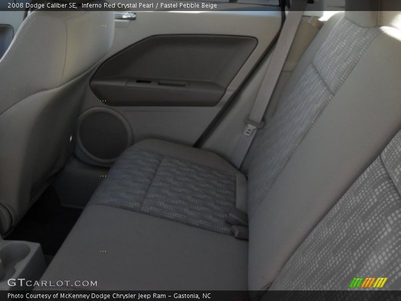 Inferno Red Crystal Pearl / Pastel Pebble Beige 2008 Dodge Caliber SE