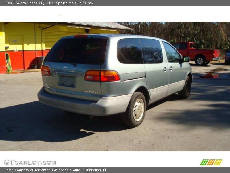 Silver Spruce Metallic / Gray 2000 Toyota Sienna CE