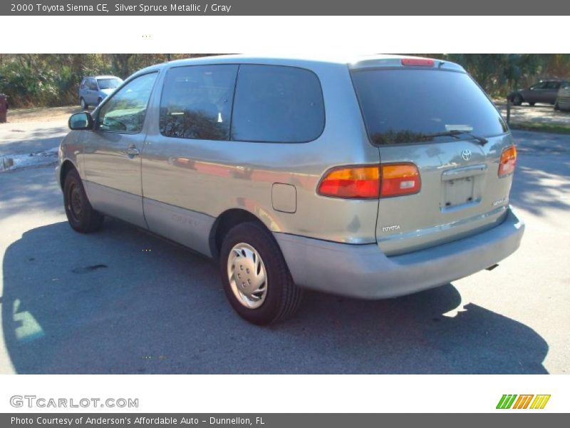 Silver Spruce Metallic / Gray 2000 Toyota Sienna CE