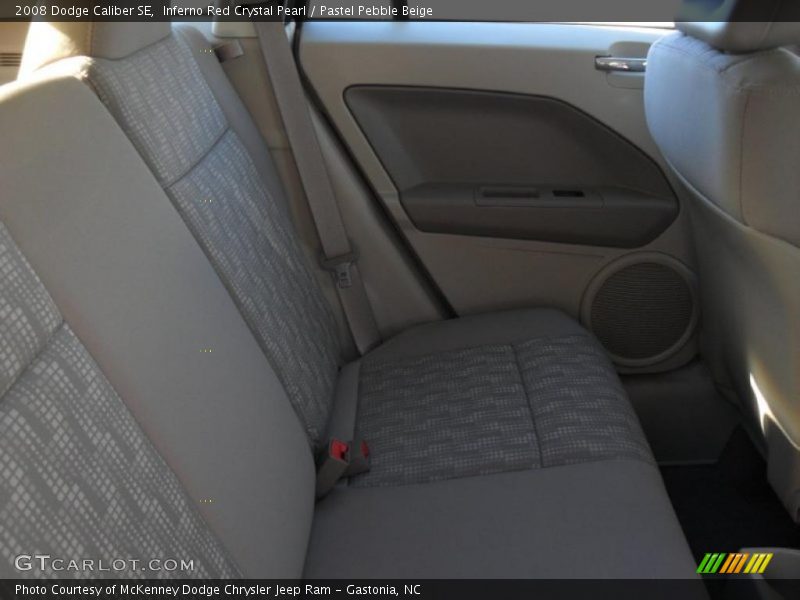 Inferno Red Crystal Pearl / Pastel Pebble Beige 2008 Dodge Caliber SE
