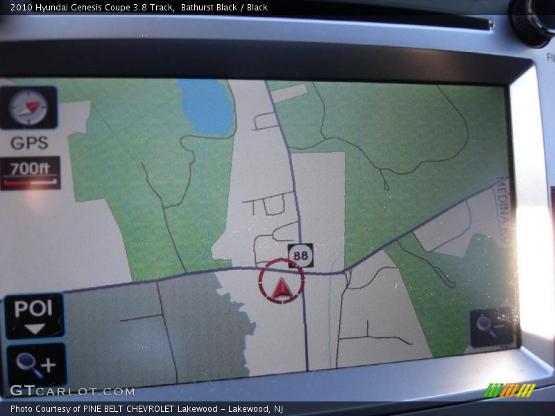 Navigation of 2010 Genesis Coupe 3.8 Track