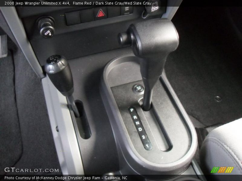 Flame Red / Dark Slate Gray/Med Slate Gray 2008 Jeep Wrangler Unlimited X 4x4