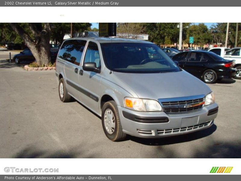 Galaxy Silver Metallic / Medium Gray 2002 Chevrolet Venture LS