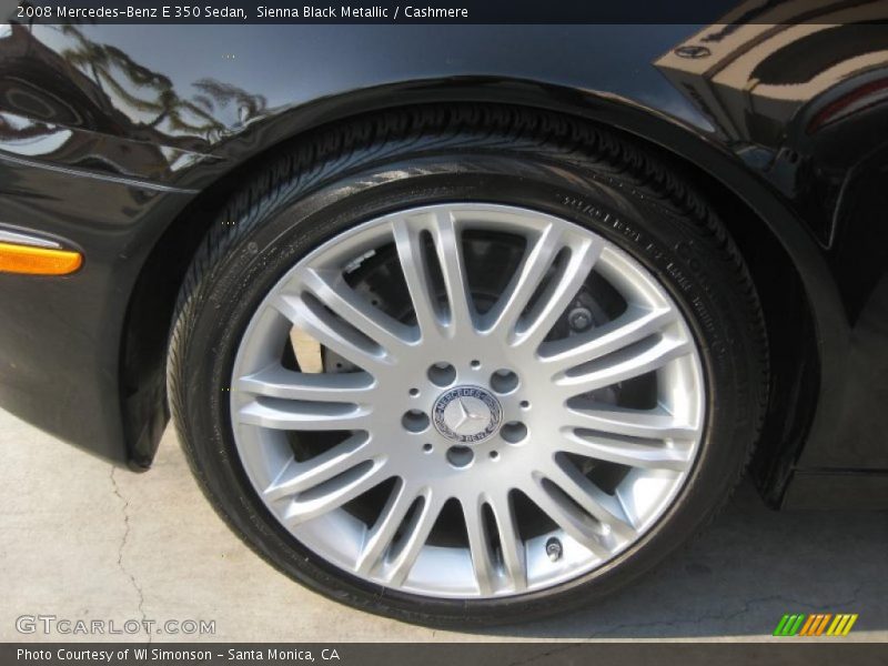 Sienna Black Metallic / Cashmere 2008 Mercedes-Benz E 350 Sedan