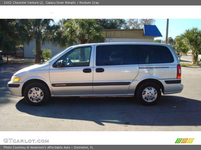 Galaxy Silver Metallic / Medium Gray 2002 Chevrolet Venture LS