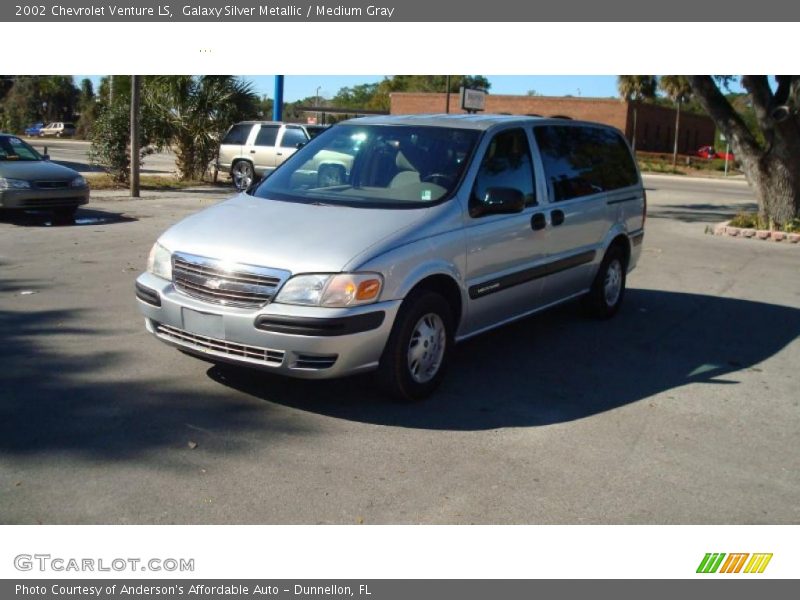 Galaxy Silver Metallic / Medium Gray 2002 Chevrolet Venture LS