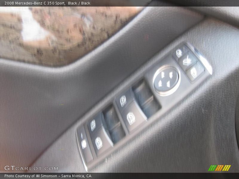 Black / Black 2008 Mercedes-Benz C 350 Sport