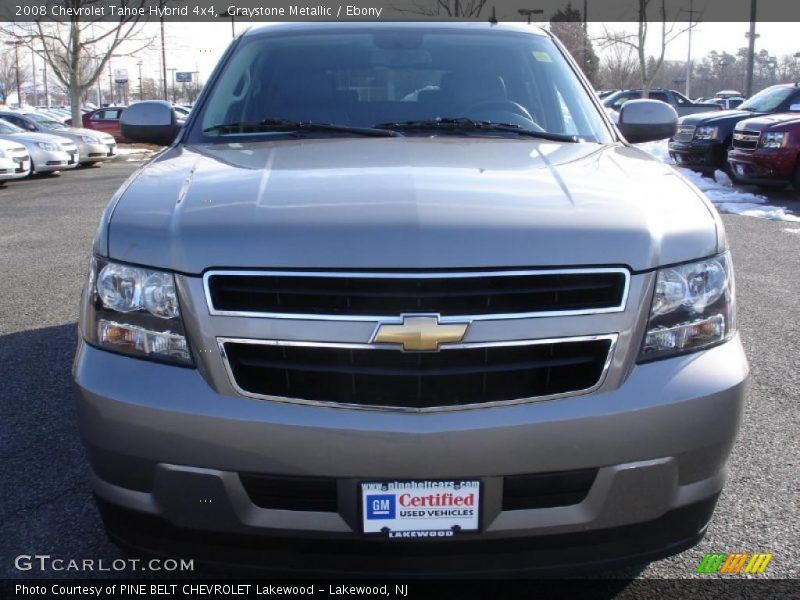 Graystone Metallic / Ebony 2008 Chevrolet Tahoe Hybrid 4x4