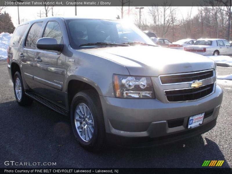 Graystone Metallic / Ebony 2008 Chevrolet Tahoe Hybrid 4x4