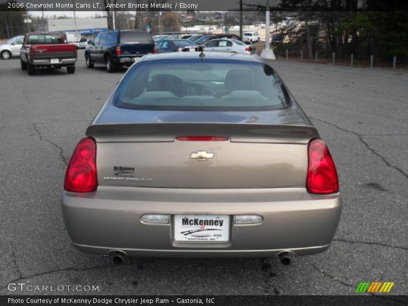 Amber Bronze Metallic / Ebony 2006 Chevrolet Monte Carlo LT
