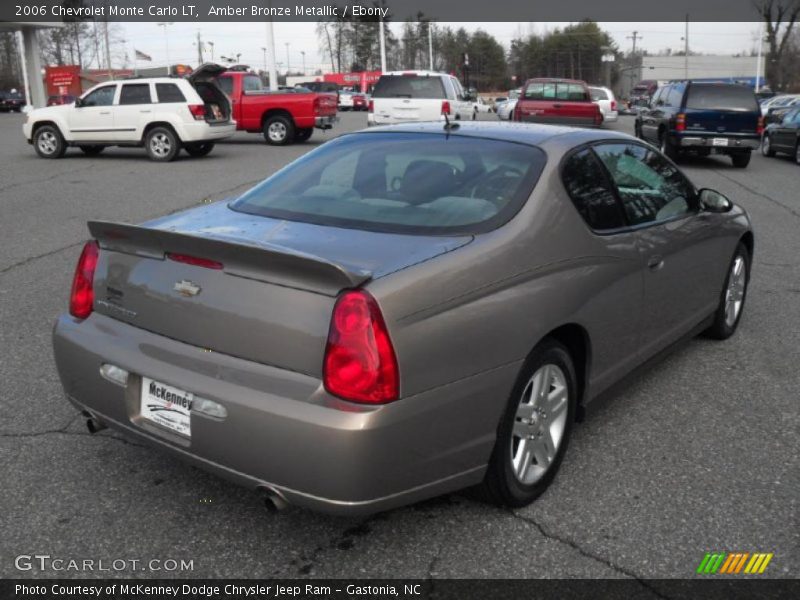 Amber Bronze Metallic / Ebony 2006 Chevrolet Monte Carlo LT