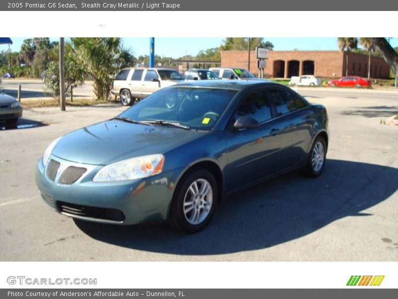 Stealth Gray Metallic / Light Taupe 2005 Pontiac G6 Sedan