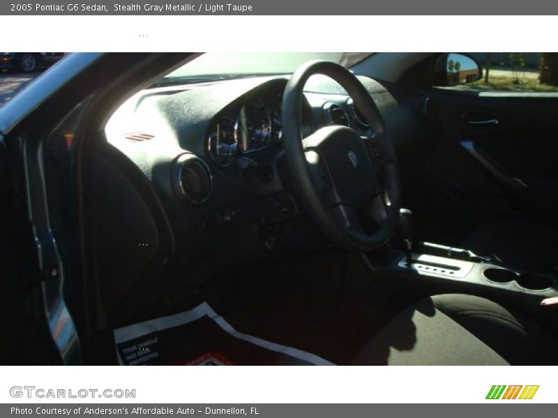 Stealth Gray Metallic / Light Taupe 2005 Pontiac G6 Sedan