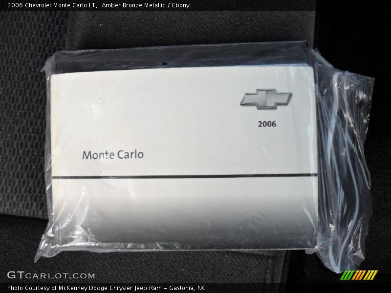 Amber Bronze Metallic / Ebony 2006 Chevrolet Monte Carlo LT