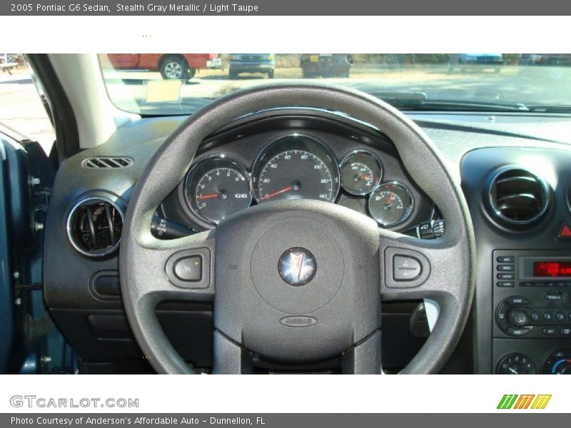 Stealth Gray Metallic / Light Taupe 2005 Pontiac G6 Sedan