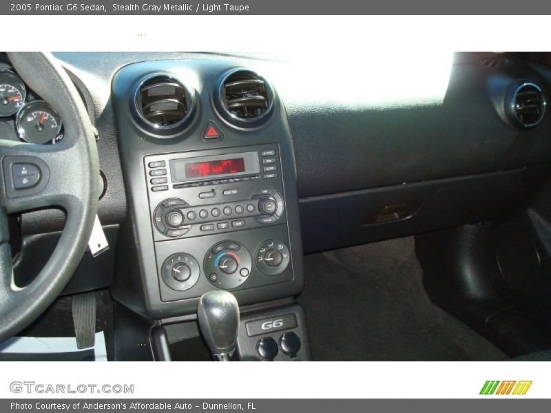 Stealth Gray Metallic / Light Taupe 2005 Pontiac G6 Sedan