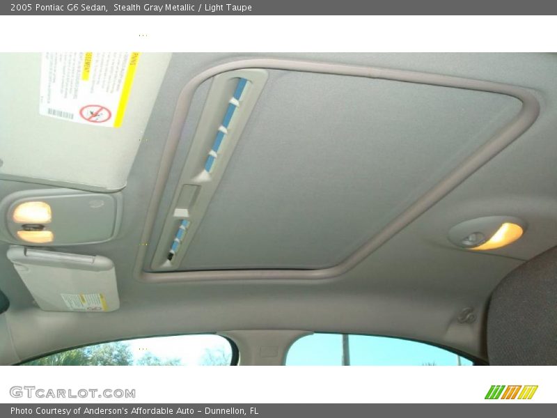 Stealth Gray Metallic / Light Taupe 2005 Pontiac G6 Sedan