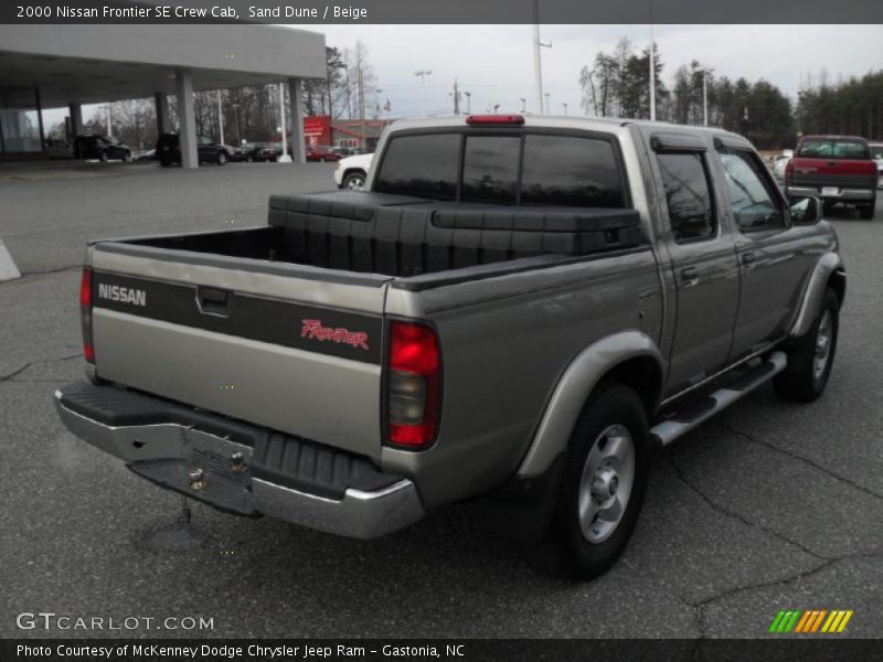 Sand Dune / Beige 2000 Nissan Frontier SE Crew Cab