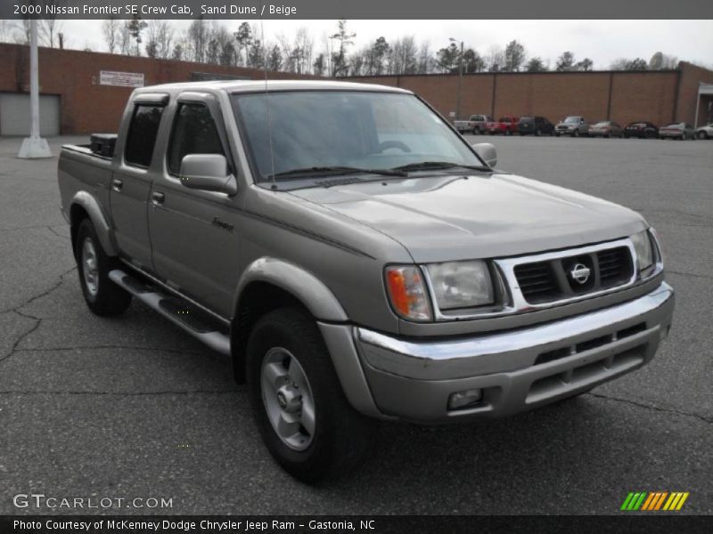 Sand Dune / Beige 2000 Nissan Frontier SE Crew Cab