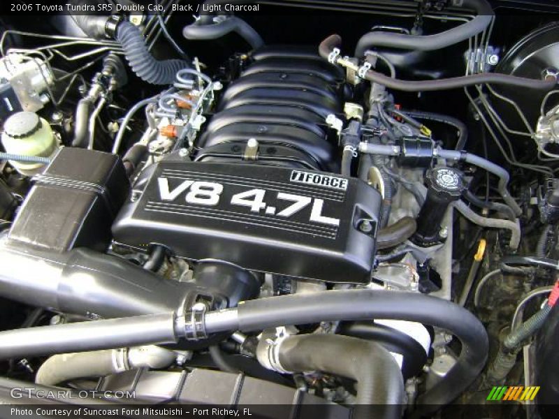 Black / Light Charcoal 2006 Toyota Tundra SR5 Double Cab