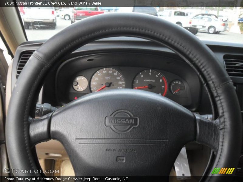 Sand Dune / Beige 2000 Nissan Frontier SE Crew Cab